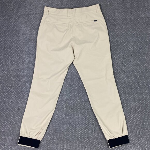Good Good Performance Joggers Pants Men's 34 x 30 Khaki Beige Sport Swing Club - Picture 4 of 14